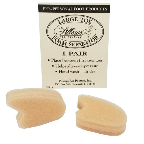 Pillows For Pointe PFP18 Large Foam Toe Separator / Toe Spacer Pillows For Pointe PFP18 Large Foam Toe Separator / Toe Spacer