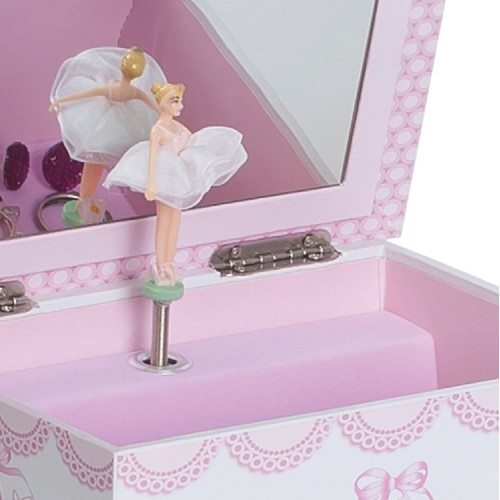 Mele & Co. 711-11 Angel Two Drawer Ballerina Music Box