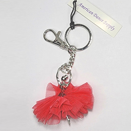 American Dance Supply ADS108 Tutu Ballerina Keychain Fuchsia American Dance Supply ADS108 Tutu Ballerina Keychain Fuchsia