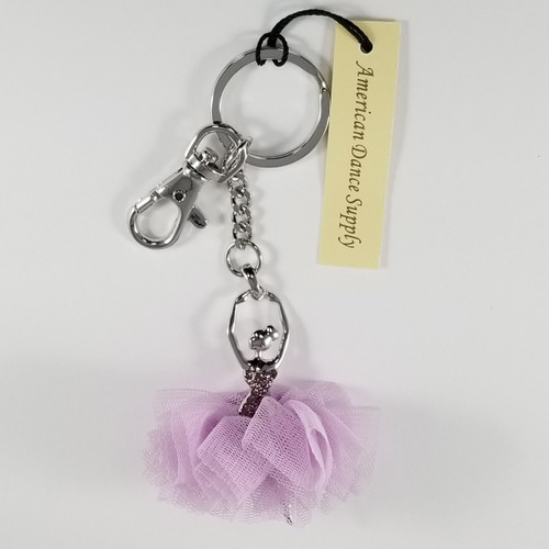American Dance Supply ADS108 Tutu Ballerina Keychain Lilac American Dance Supply ADS108 Tutu Ballerina Keychain Lilac
