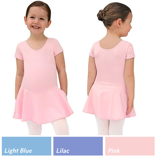 Eurotard 44464 Children's Short Sleeve Dance Dress