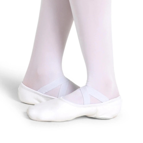 Capezio 2037C Children's Hanami Split Sole Canvas Ballet Shoe - White Capezio 2037C Children's Hanami Split Sole Canvas Ballet Shoe - White