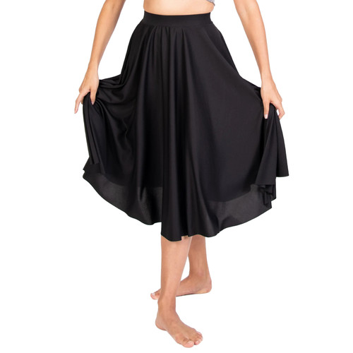 Body Wrappers 511 Medium Length Circle Skirt