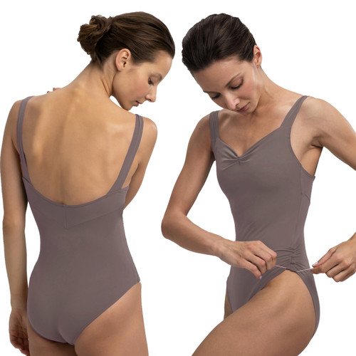 Nikolay Grishko DA2002MPN Eva Tank Leotard with Adjustable Leg  Medium Taupe Nikolay Grishko DA2002MPN Eva Tank Leotard with Adjustable Leg  Medium Taupe