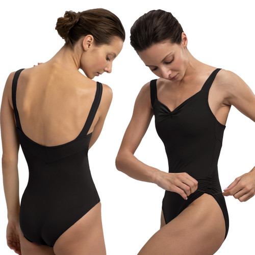 Nikolay Grishko DA2002MPN Eva Tank Leotard with Adjustable Leg - Black