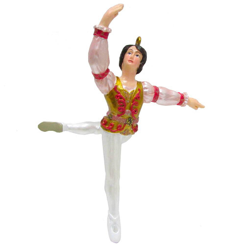 Nutcracker Ballet Gifts RES-012 Prince in Rose Gold 4" Resin Ornament