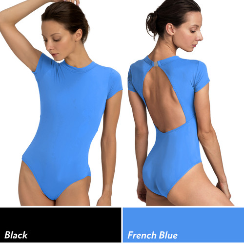 Nikolay DA2004MPN Earie High Neck Cap Sleeve Leotard
