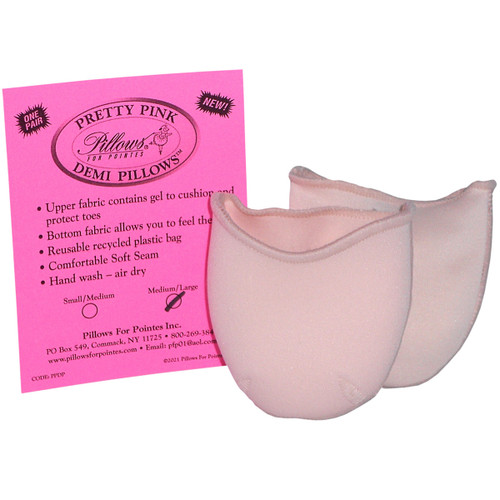 Pillows for Pointes PPDP Pretty Pink Demi Toe Pillows