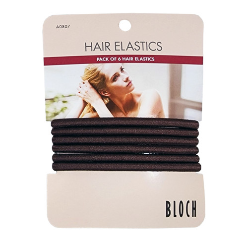 Bloch A0807 Pack of Six Hair Elastics Bloch A0807 Pack of Six Hair Elastics