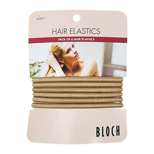 Bloch A0807 Pack of Six Hair Elastics Bloch A0807 Pack of Six Hair Elastics