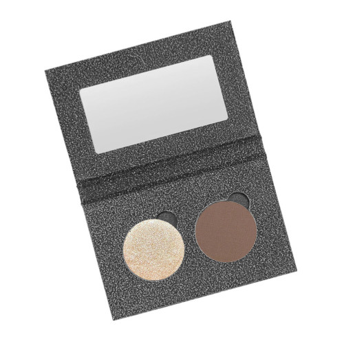 Pretty Girl Cosmetics 2 Pan Neutral Browns Eye Shadow Palette