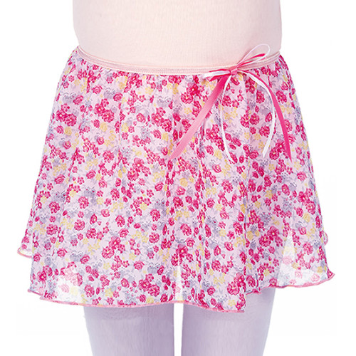 4331PD Children's Pink Ditsy Floral Pull-On Skirt