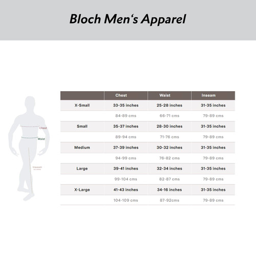 Bloch MR004 Men's Mid Length Tight Bloch MR004 Men's Mid Length Tight