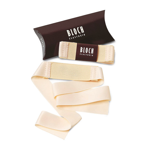 Bloch A0525 Bloch Elastorib Pointe Shoe Ribbon with Elastic Insert