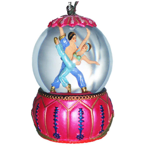 Nutcracker Ballet Gifts SG-45mmAR Arabian Coffee Dancers Mini Snow Globe Ornament