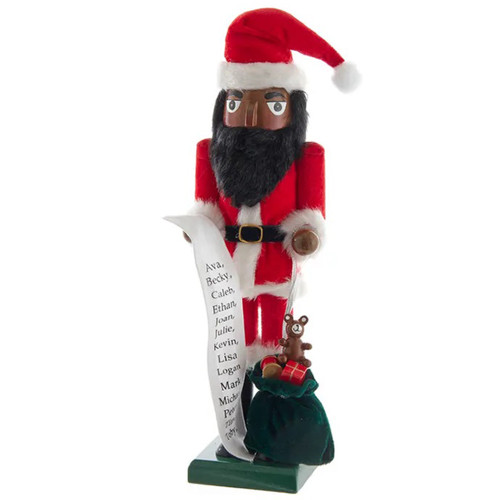 Kurt Adler C5951 15" African American Santa Nutcracker