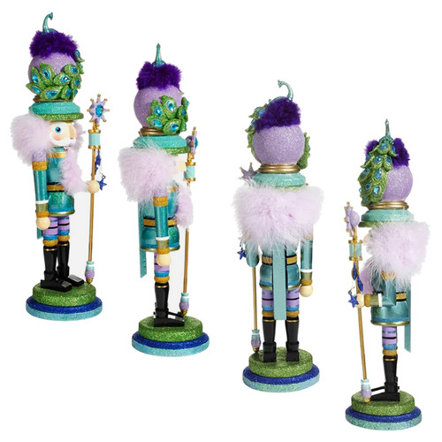 Kurt S. Adler HA0476 17.5" Hollywood Peacock Hat Nutcracker