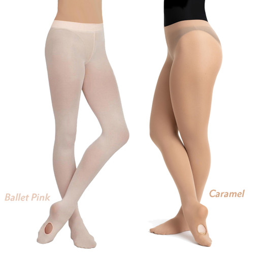 Capezio 1872 Adult Low Rise Knit Waist Transition Tights