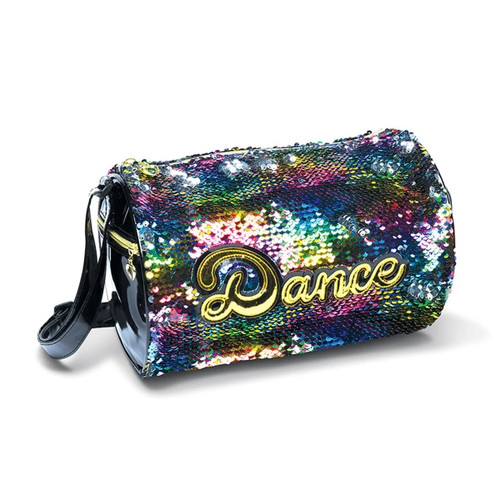 DanzNMotion B23516 Rainbow Sequin Duffel Dance Bag