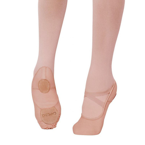 Capezio 2037W Skin Tone Hanami Split Sole Canvas Ballet Shoe - Light Suntan Capezio 2037W Skin Tone Hanami Split Sole Canvas Ballet Shoe - Light Suntan