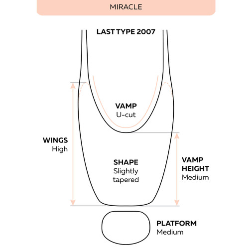 Nikolay 0525N Miracle Pointe Shoe - Light Medium Nikolay 0525N Miracle Pointe Shoe - Light Medium