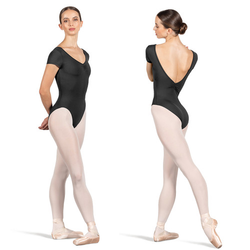 Bloch L4262 Soft Gather Low Cap Sleeve Leotard
