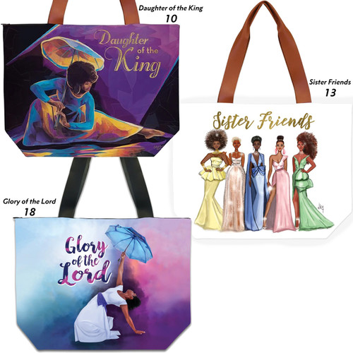 African American Expressions CHB Canvas Praise Tote Bag
