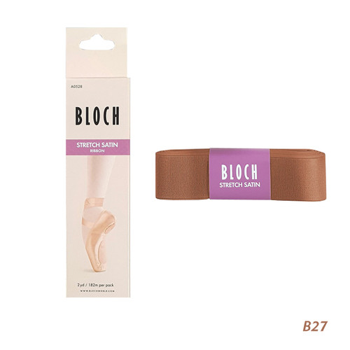Bloch A0528 Stretch Satin Pointe Shoe Ribbon B27 Bloch A0528 Stretch Satin Pointe Shoe Ribbon B27
