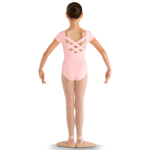 Bloch CL8832 Children's Bellflower Strappy Back Cap Sleeve Leotard Bloch CL8832 Children's Bellflower Strappy Back Cap Sleeve Leotard