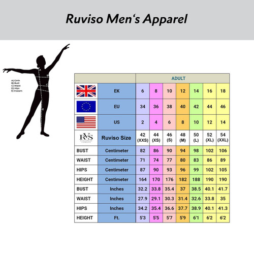 Ruviso Dancewear 601 Men's Ballroom Practice Shirt Ruviso Dancewear 601 Men's Ballroom Practice Shirt