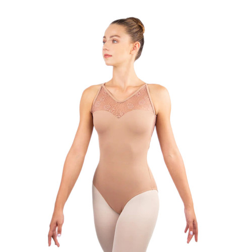 Adult Medium Ballet Rosa 1174 Amari Camisole Leotard with Lace Accents