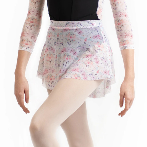 ダンスキン スカート TULLE GATHERED SKIRT オールドローズ UND SCAN FLOWER SKIRT