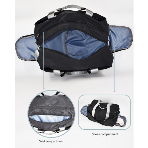 AK Dancewear A2212 CarryAll Dance Duffel Bag with Shoe Pocket - Red