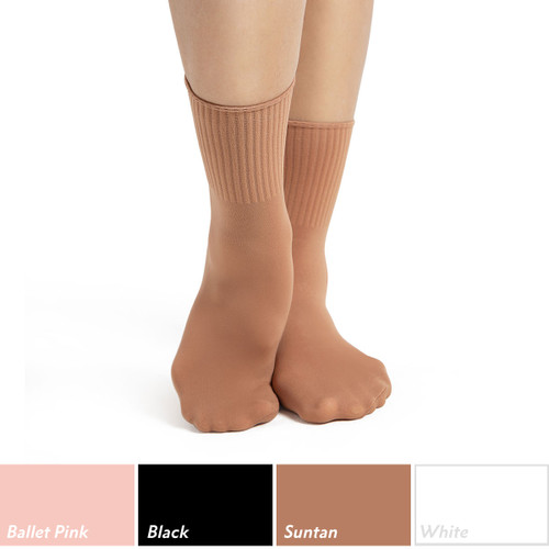 Capezio BG022 Ribbed Ballet Dance Sock