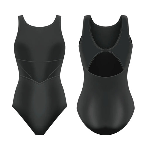 Danse de Paris L0200L Blisse Jet Tank Leotard with Bust Support