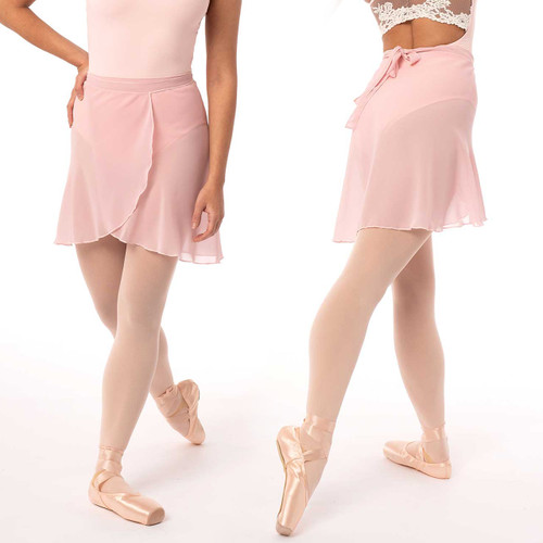 Intermezzo 7011 Above-the-Knee Wrap Ballet Skirt