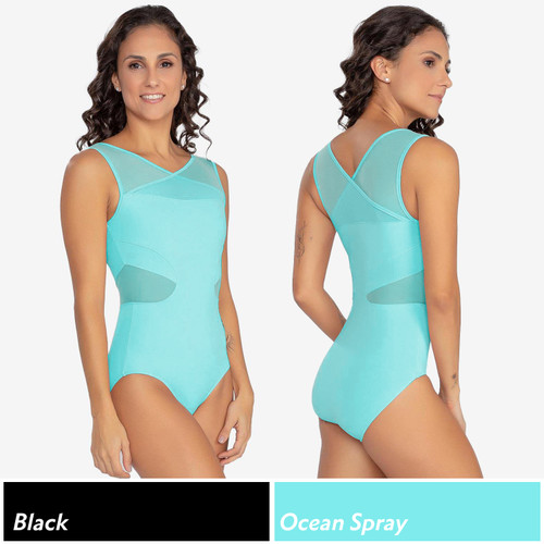 So Danca BY01 Be You Zaya Tank Leotard with Mesh Details So Danca BY01 Be You Zaya Tank Leotard with Mesh Details