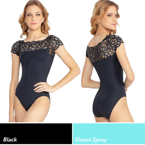 So Danca BY11 Be You Elenita Lace Cap Sleeve Leotard