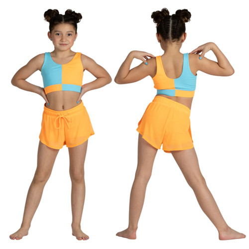 XoDanceCo 25012 Block Party Dance Crop Top