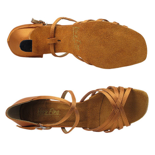 Very Fine Dance Shoes 1613 5-Strap Latin Ballroom Dance Shoe with 2.5" Heel