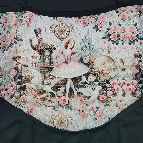 Danse de Paris L0133L Demi Nikita Nutcracker 25 Ebony Camisole Leotard