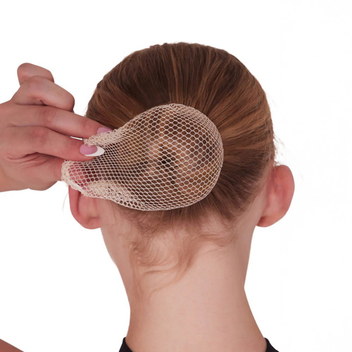 Capezio BH428 Reusable Hair Net Bun Cover - Champagne Blonde
