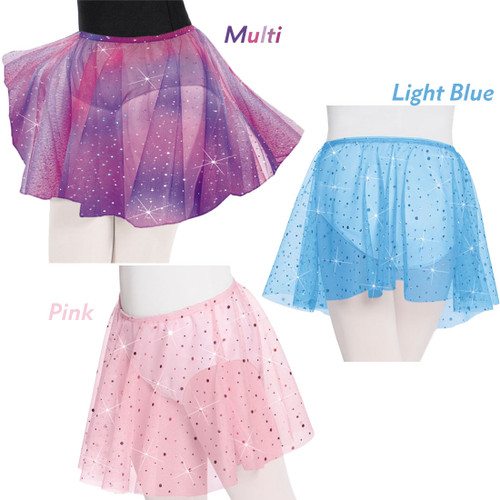 Eurotard 02283 Children's Metallic Tulle Skirt