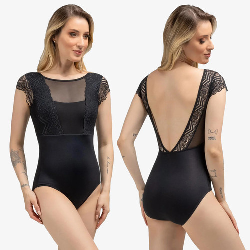 Adult X-Large So Danca RDE2662 Melisand Cap Sleeve Leotard