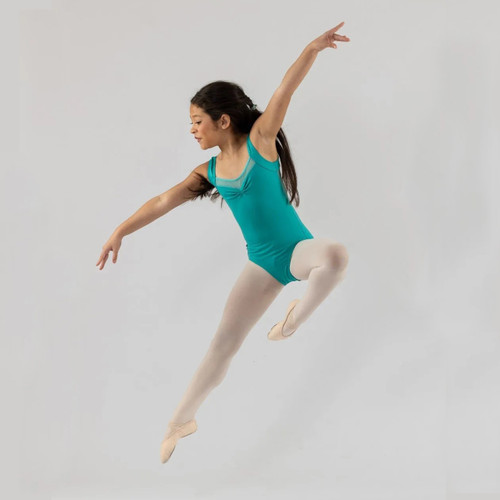 Child X-Large (14-16) Chrissy Core Tank Leotard - Seafoam
