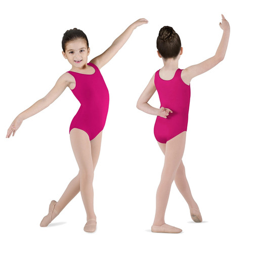 Child X-Large (14) Bloch CL5605 Dynamic Tank Leotard - Berry