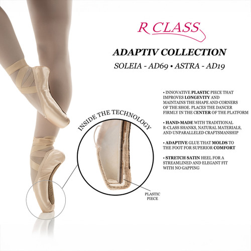 R Class AD19 Astra Pointe Shoe - Medium Shank
