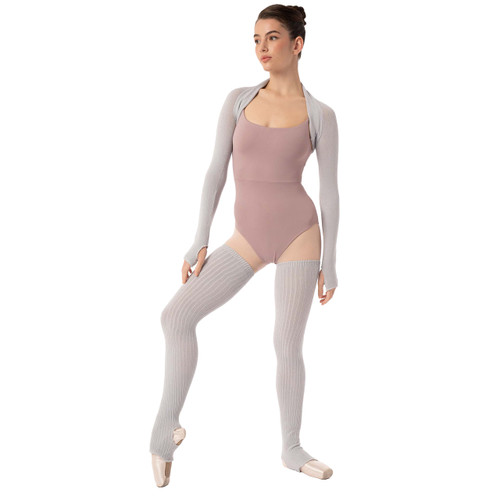 Intermezzo 2041 Francisco 31.5" Long Natural Bamboo Stirrup Leg Warmers