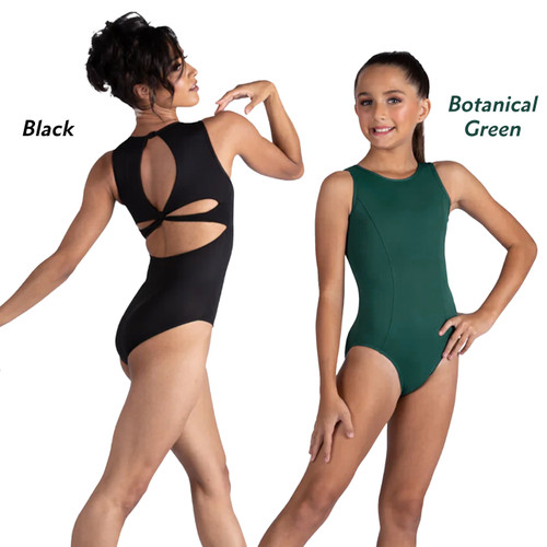 DanzNMotion 26121A Evangeline Twist Back Tank Leotard