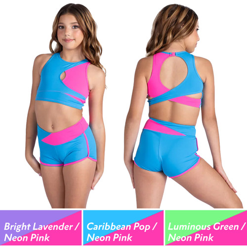 24001 Children's V-Cation Dance Short - Lindens Dancewear